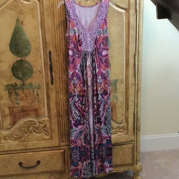 One World Maxi W/ Cropped Jean Jacket - Picture 2 of 8